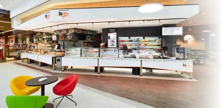 INTERSPAR to Go egység a Malom Plazában, Kecskeméten